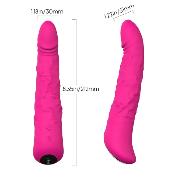 rose vibrator dildo sizes