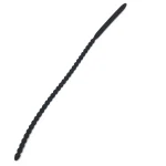 1 pieces black silicone urethral dilator