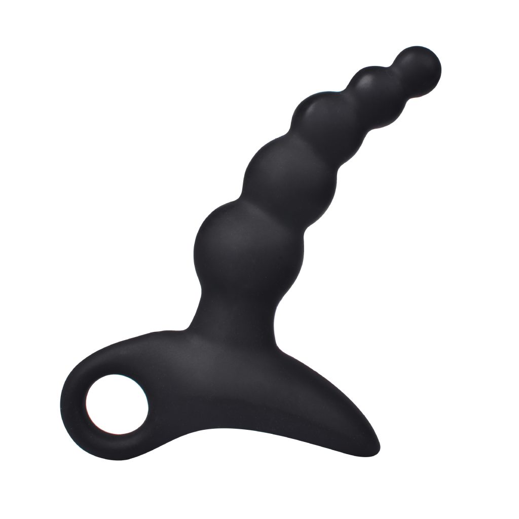 a black vibrating anal bead