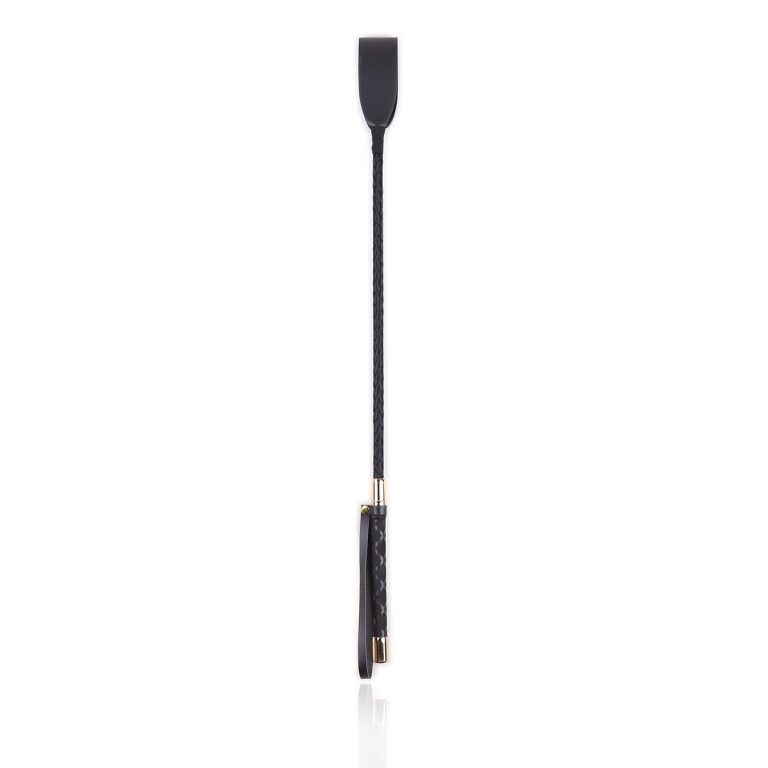 a black bdsm riding crop